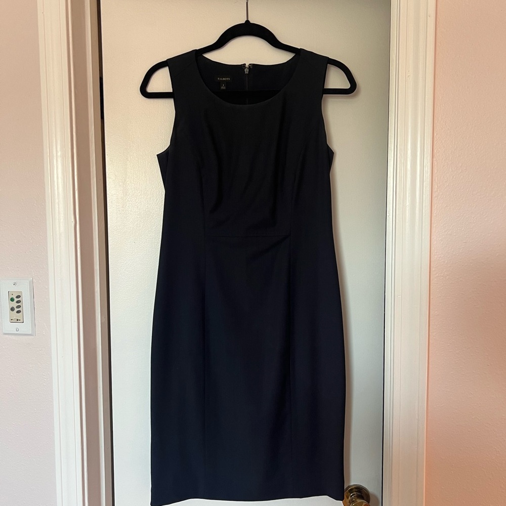 Talbots Classic navy blue Sleeveless Midi Dress